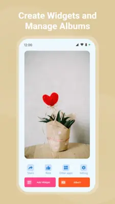 Photo Widget - Simple Widget android App screenshot 2